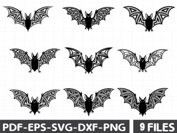 Bat Celtic Embroidery Design