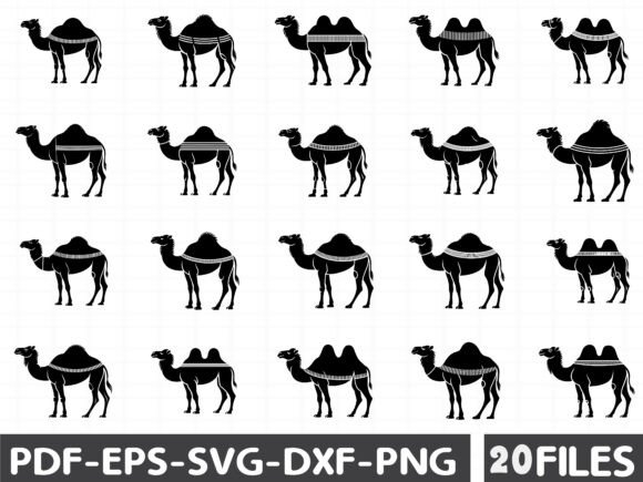 Camel Clipart Black and White