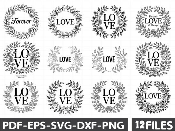 Flower Border SVG, Floral Corner Svg