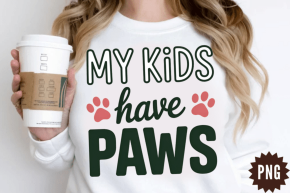 Funny Dog Paw Quote PNG Design