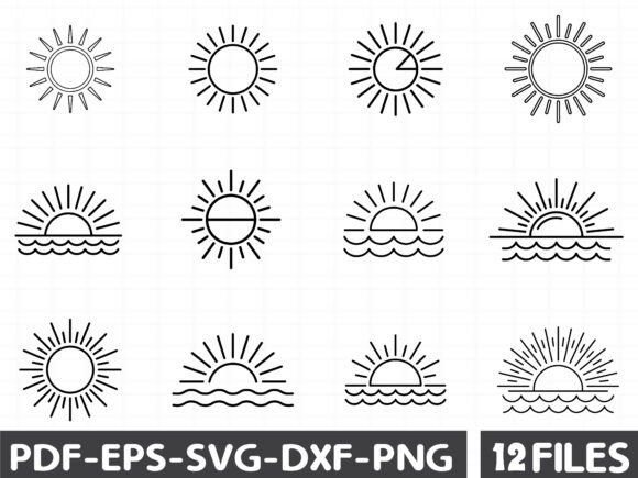 Hand Drawn Sunburst