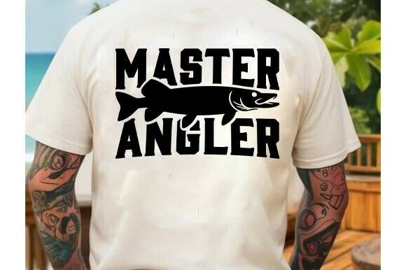 Master Angler SVG: A Fisherman’s Bold Statement