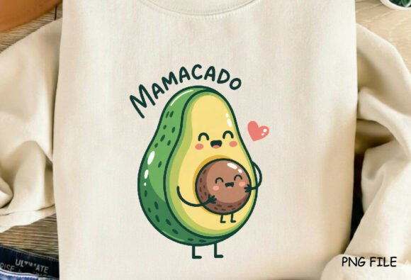 Mother’s Day MAMACADO Avocado Mom PNG