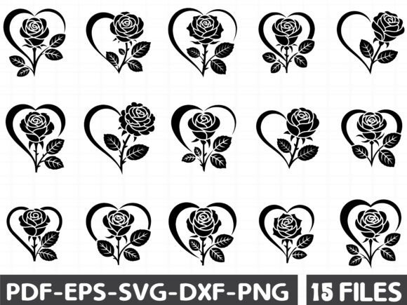 Rose Heart SVG Review