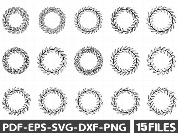 Spring Wreath Embroidery Design