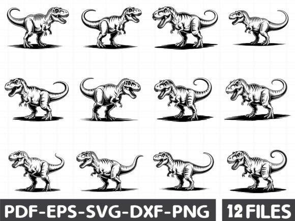 T-Rex Dinosaur SVG