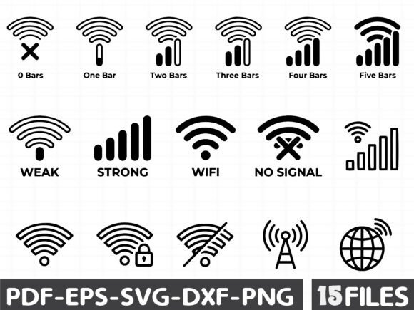 WiFi Signal Icon Vector Design